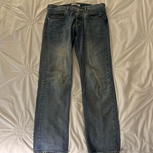 Quicksilver Regular Fit Blue Faded Jeans